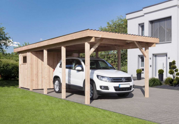 Einzelcarport Erding 2 »B 338 x L 762 cm«