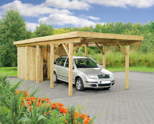 Einzelcarport Bremen 2 »B 340 x L 760 cm«