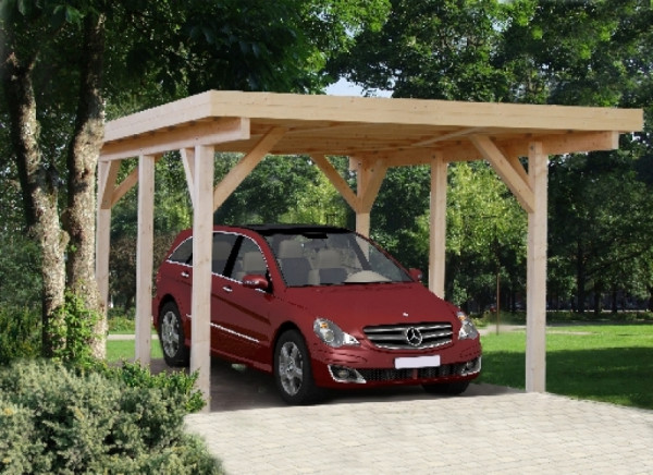 Einzelcarport Nürnberg 1 »B 360 x L 510 cm«