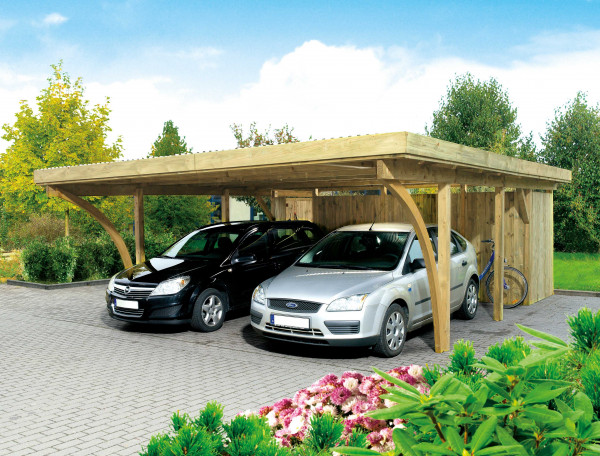 Doppelcarport Köln 2 »B 604 x L 760 cm«