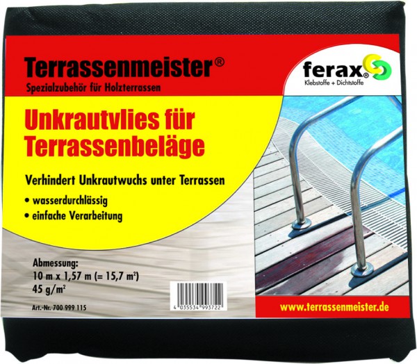 Unkrautvlies für Terrassen